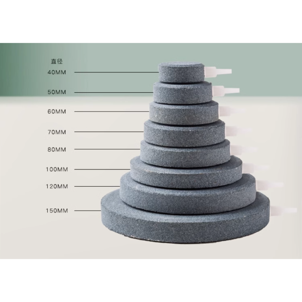 🎏 水族 氧氣 氣泡石 氣泡盤 高溫燒結耐用 氣泡 供氧 打氧 多種規格-細節圖3