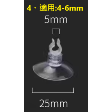 5mm 適用水管 : 4~6mm。