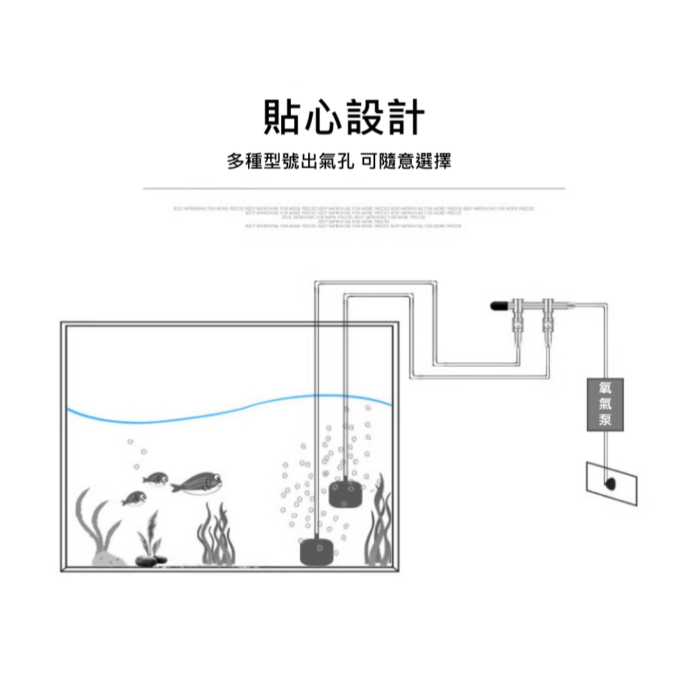 🎏 水族 魚缸 ⚈ 氧氣管、氧氣泵 ⚈ 調節閥 調節器 分流器 分配器 分接頭-細節圖7