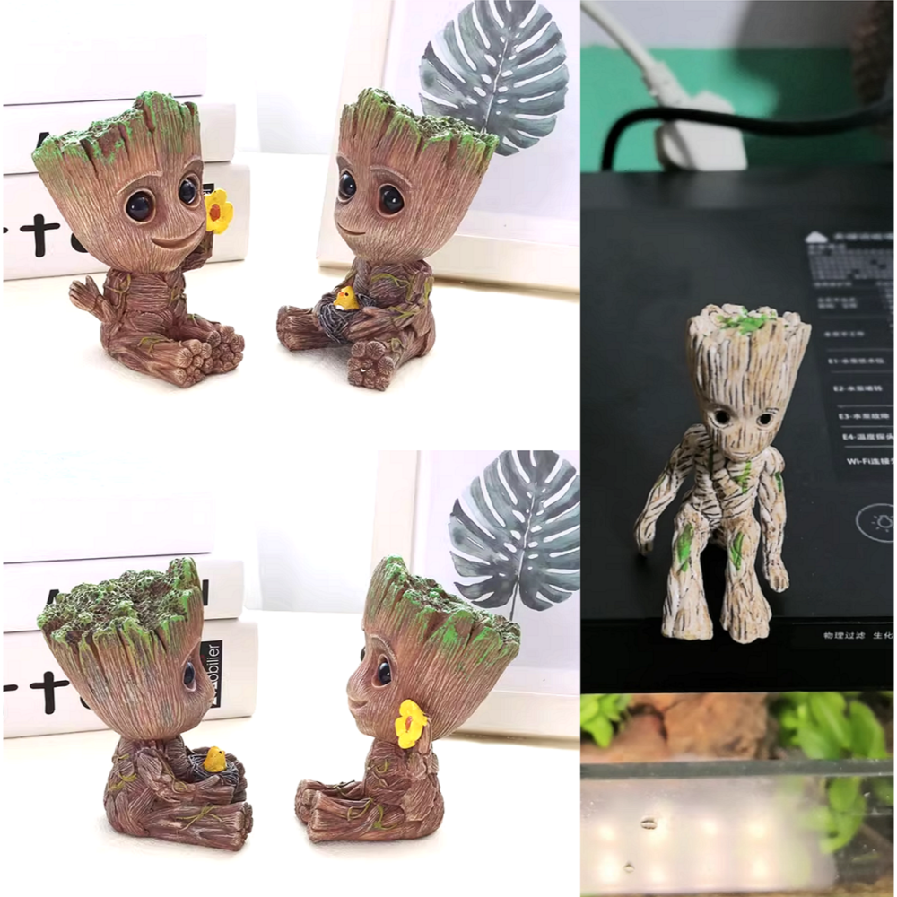 🎏 格魯特 古魯特 魚缸 水族 造型 裝飾 氧氣 泵 可愛 風格-細節圖2