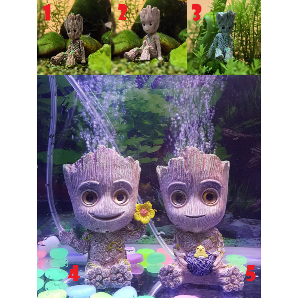 🎏 格魯特 古魯特 魚缸 水族 造型 裝飾 氧氣 泵 可愛 風格-細節圖3