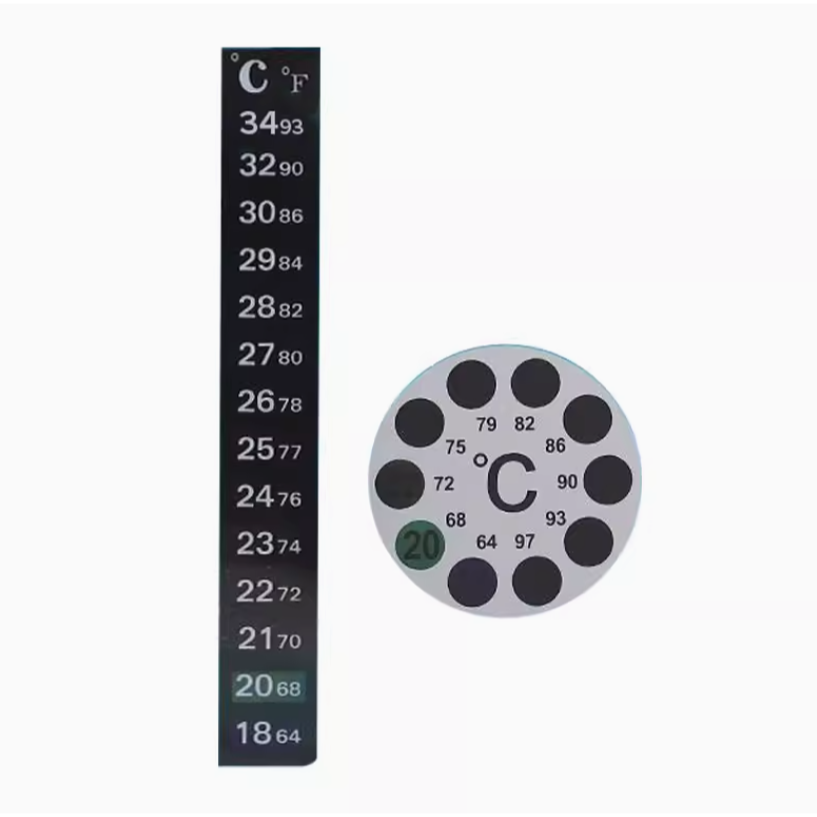 🎏 水族 貼片式 溫度計 魚缸 感溫 偵測 貼片 簡易 溫度計-細節圖4