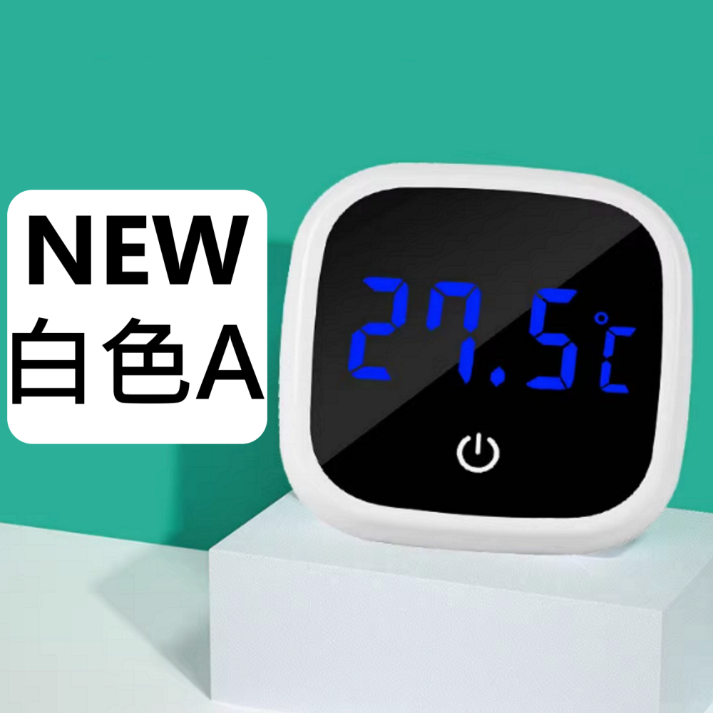 🎏 水族 魚缸 專用 超薄款 外貼式 數顯 溫度計 靈敏精準 0.1度 偵測範圍 0~60度 彩色 數位 顯示 雙顯-細節圖8