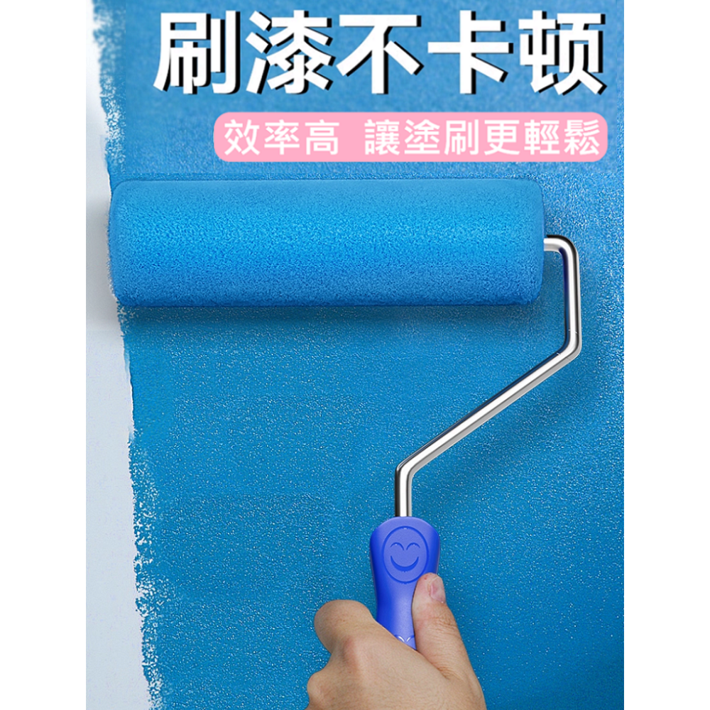 ✅ 油漆 細絲毛 滾龍刷 油漆盤 不易掉毛 止滑 把手 優質 絲毛 無死角設計 油漆 修繕 裝潢 遮蔽膠帶-細節圖3