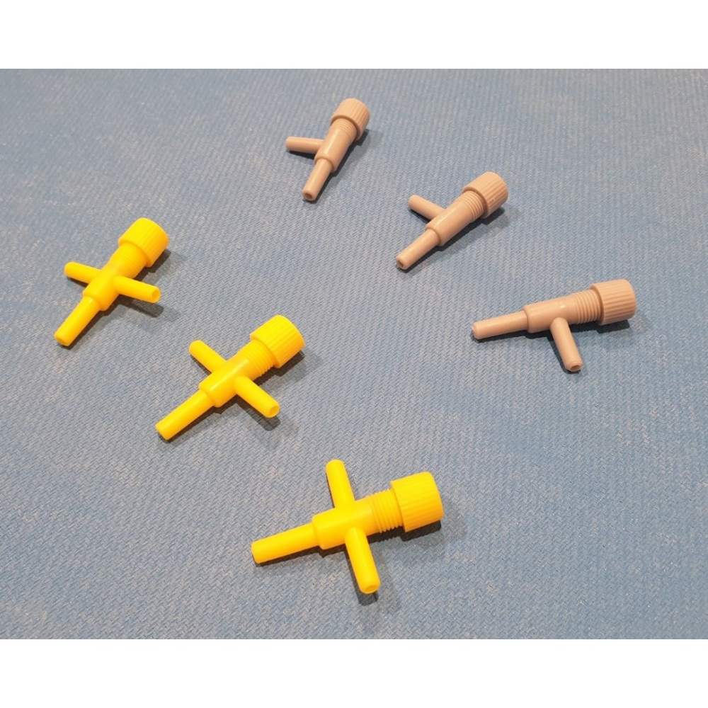 🎏 水族 魚缸 ⚈ 氧氣管、氧氣泵 ⚈ 調節閥 調節器 分流器 分配器 分接頭 塑膠 雙通 三通 四通 直角-細節圖4