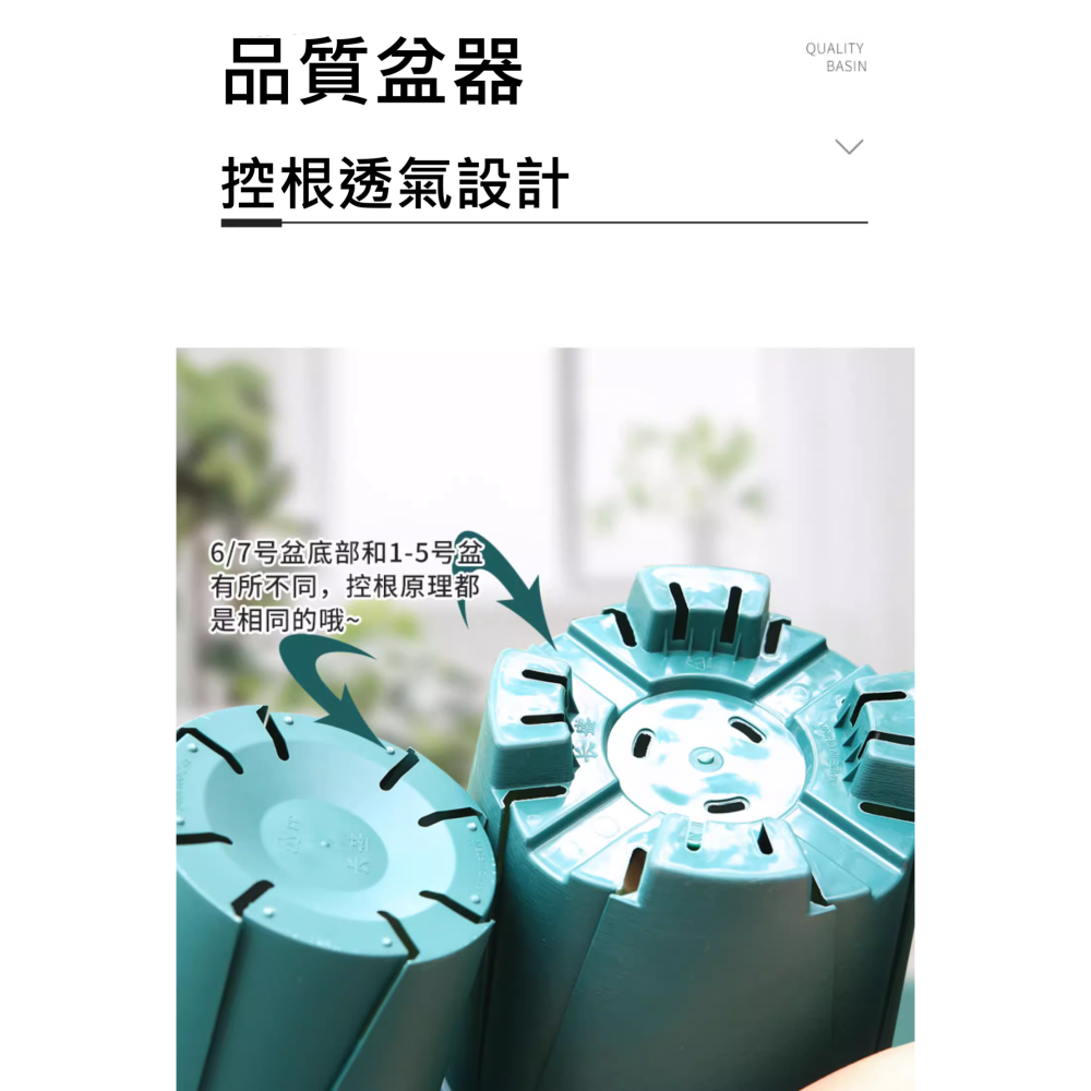 園藝 植栽 青山盆 植物 觀葉 多肉 蔬菜 花盆 控根 生根 透氣 耐壓 專業園藝用 水盤 底座-細節圖4