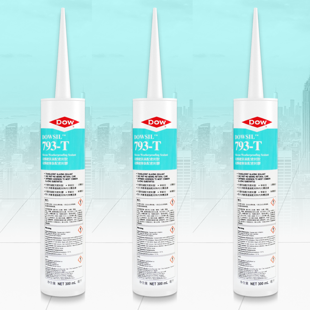 ✅【送膠頭】793T 半透明 矽利康 道康寧 DOW dowsil 陶氏 陶熙 中性 硅酮 建築 玻璃 室外 防水-細節圖2