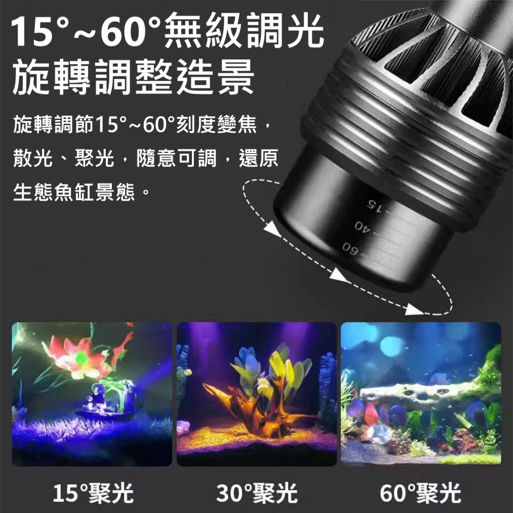🎏 南美 魚缸 寵物 投射燈 水族 寵物 爬蟲 烏龜 造景 草缸 海水 植栽 室內 燈光 光源 設計 USB 使用-細節圖6
