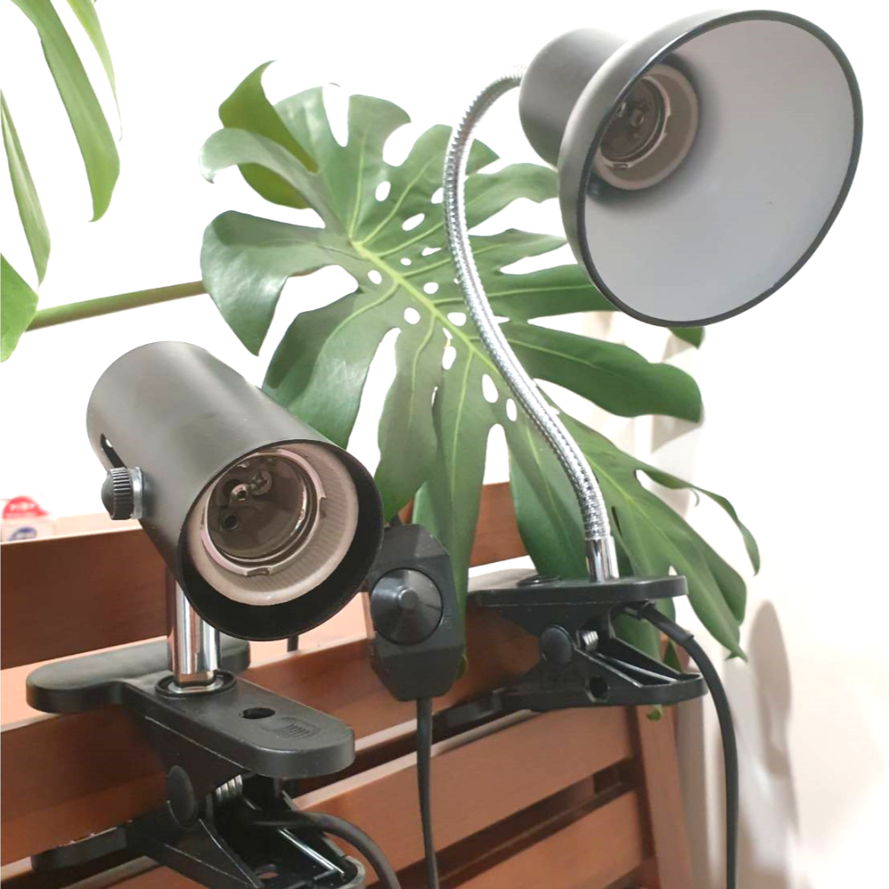 🎏 < 可調光 > 爬寵 爬蟲 寵物 曬背燈 加熱燈 UVB燈 專用燈架 360度旋轉 可調光 可調強弱-細節圖9