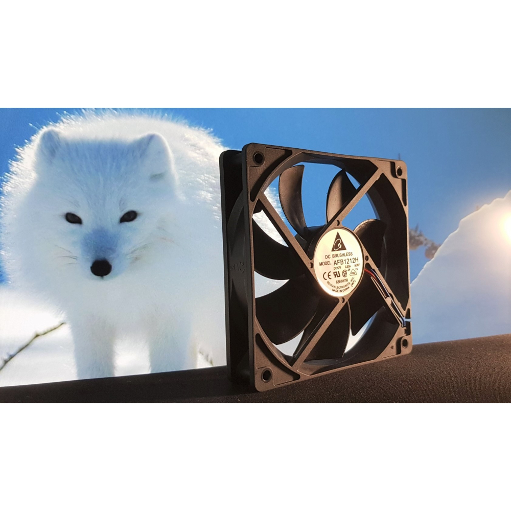 (特價!) ✅ 台達 AFB1212H 12V 0.35A 12CM 大4、小4 PWM 改裝 散熱 電腦 挖礦 風扇-細節圖4