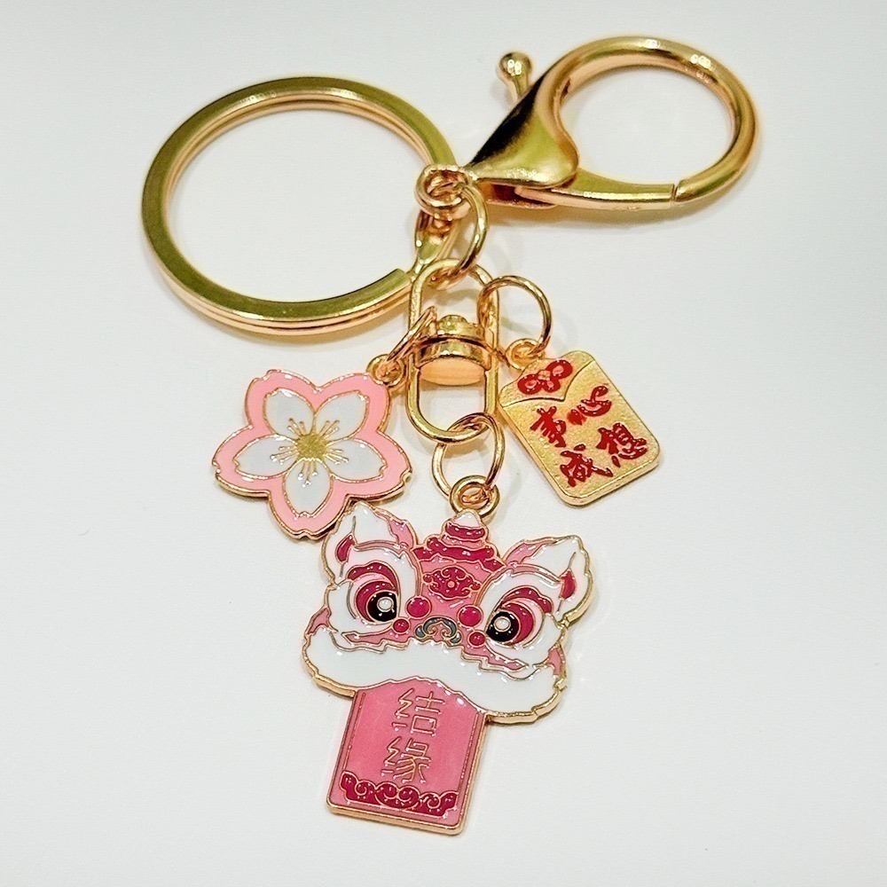 結緣款(粉色)-心想事成