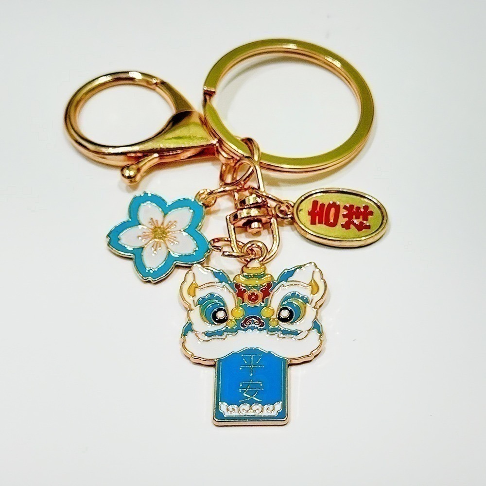 文創國潮醒獅吊飾 公仔收藏 鑰匙圈 背包吊飾 隨身配件【聚寶小舖】-規格圖5