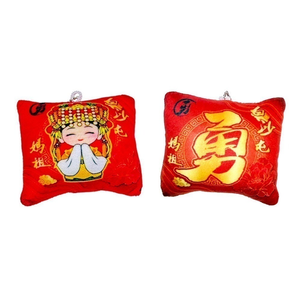 媽祖迷你抱枕吊飾 白沙屯 Q版抱枕 隨身吊飾 可愛療癒 【聚寶小舖】-規格圖8