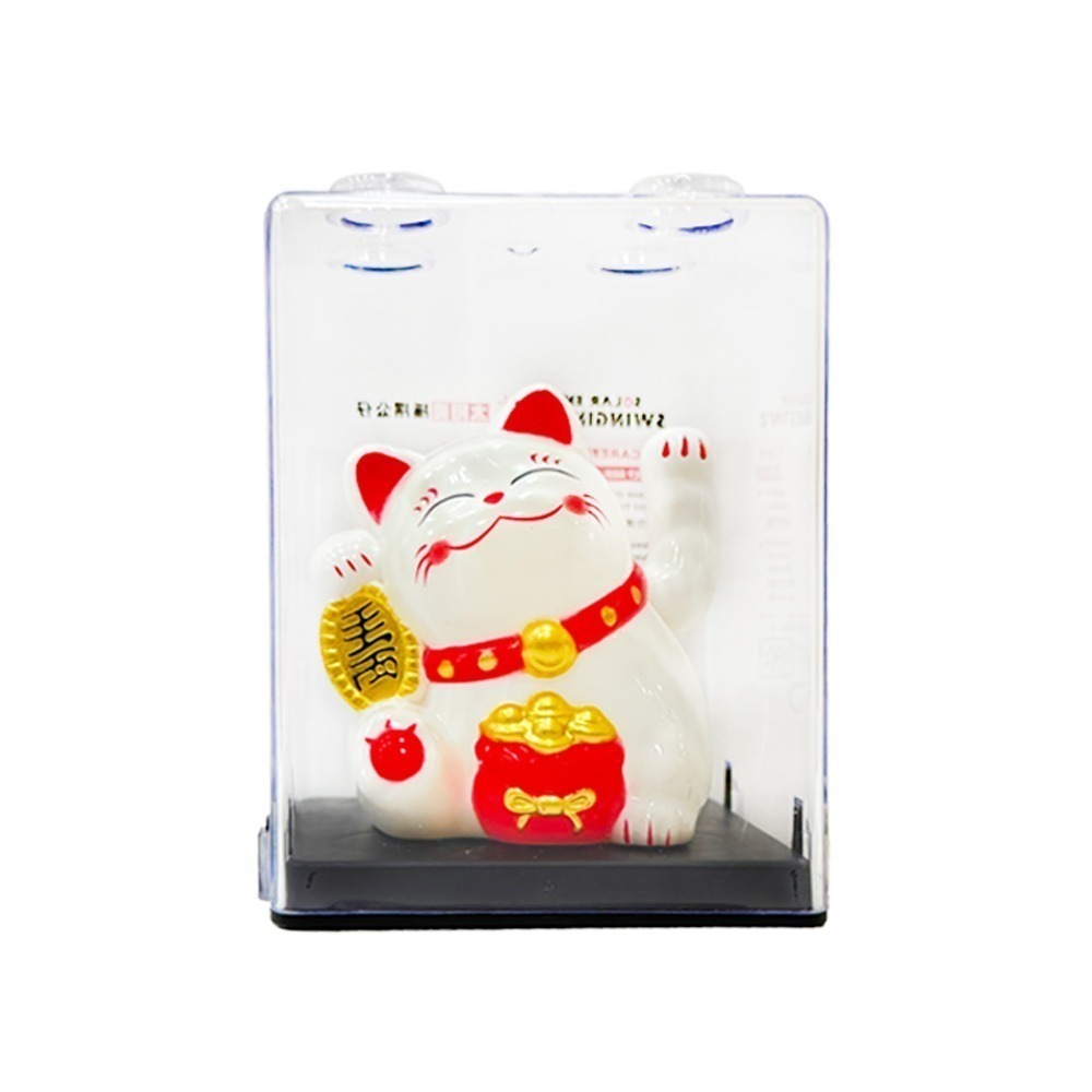 太陽能招財貓 搖手招財猫  迷你擺飾 福袋 生意必備【聚寶小舖】-規格圖6