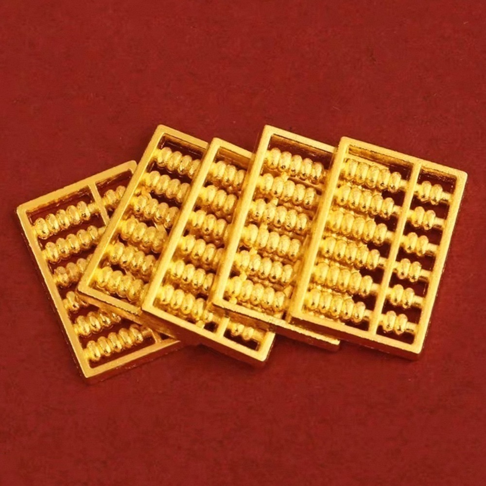 開運招財五寶 金條 金龜 如意 花生 算盤 聚財小物 擺飾配件 擺設【聚寶小舖】-規格圖6