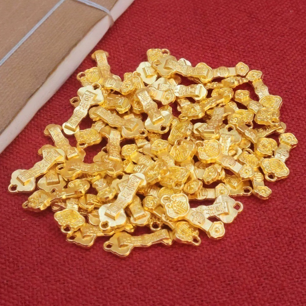 開運招財五寶｜金條/金龜/如意/花生/算盤｜聚財小物｜擺飾配件【聚寶小舖】-規格圖6