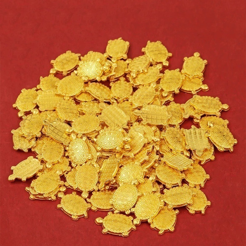 開運招財五寶 金條 金龜 如意 花生 算盤 聚財小物 擺飾配件 擺設【聚寶小舖】-規格圖6