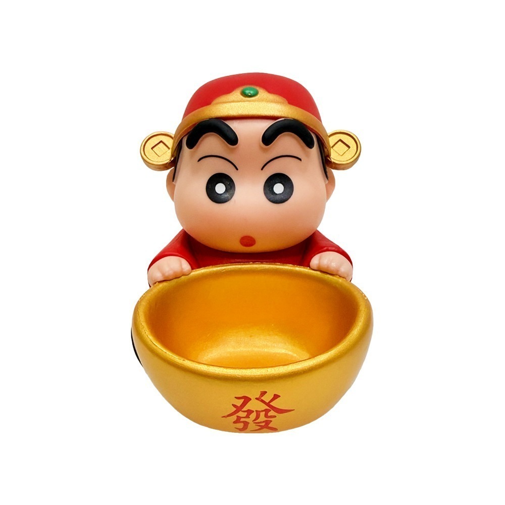 蠟筆小新聚寶盆｜四款可選｜卡通造型擺件｜開運招財｜財神｜擺飾｜可愛裝飾【聚寶小舖】-規格圖6