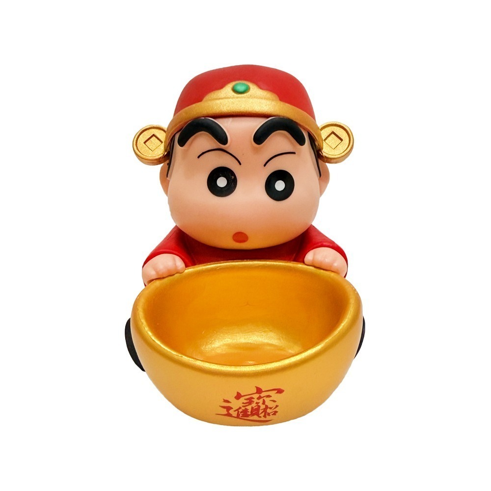 蠟筆小新聚寶盆｜四款可選｜卡通造型擺件｜開運招財｜財神｜擺飾｜可愛裝飾【聚寶小舖】-規格圖6