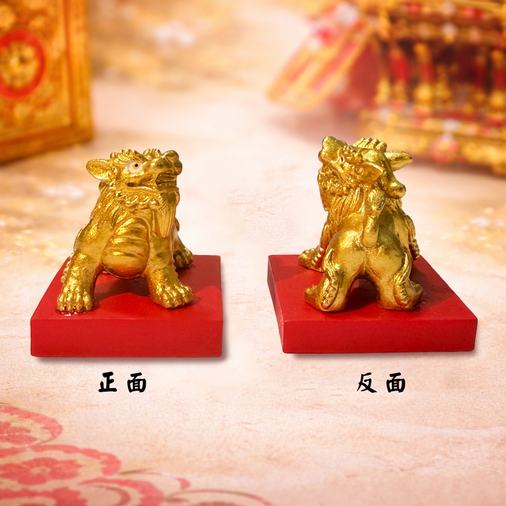 轎頂獅 霧面質感 白沙屯媽祖神轎 公仔 進香文化 收藏擺件 文創小物【聚寶小舖】-細節圖4