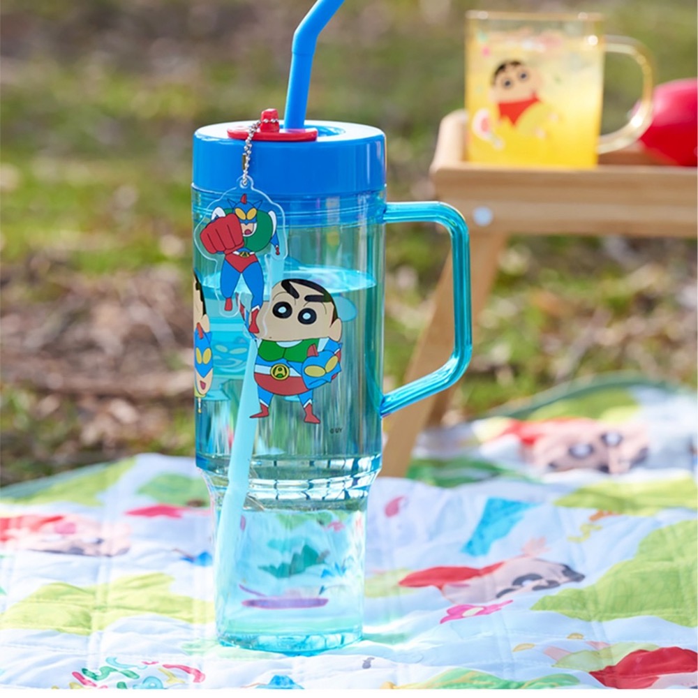 蠟筆小新-提把吸管大水杯-細節圖2