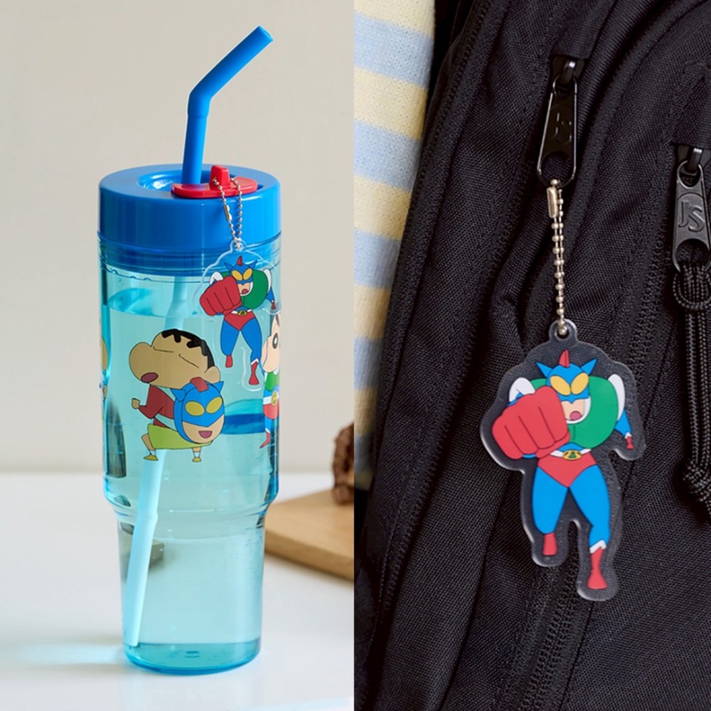 蠟筆小新-提把吸管大水杯-細節圖4