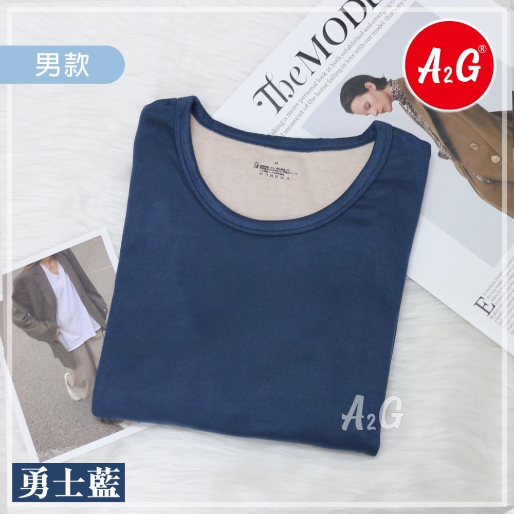 男-圓領-勇士藍-2XL(95-115公斤)