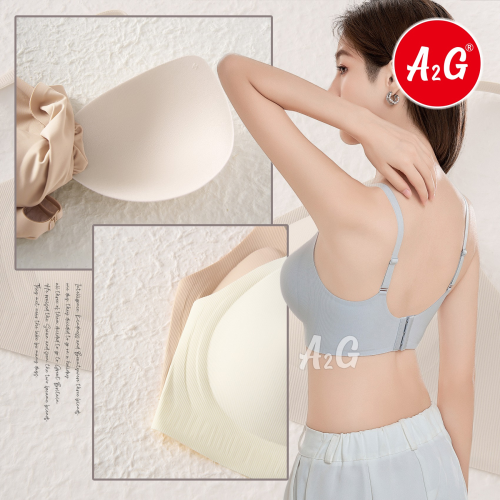 【A2G】【隱形聚攏、輕裸感】 果凍軟支撐 高脅邊 冰涼完美包覆 無痕內衣 運動內衣 細肩帶內衣 915-細節圖11