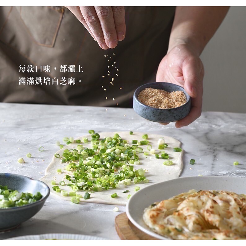 少見的手作溫度 五圈半 蔥抓餅-細節圖3