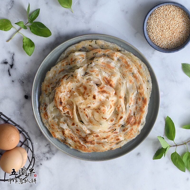 九層塔抓餅(全素）