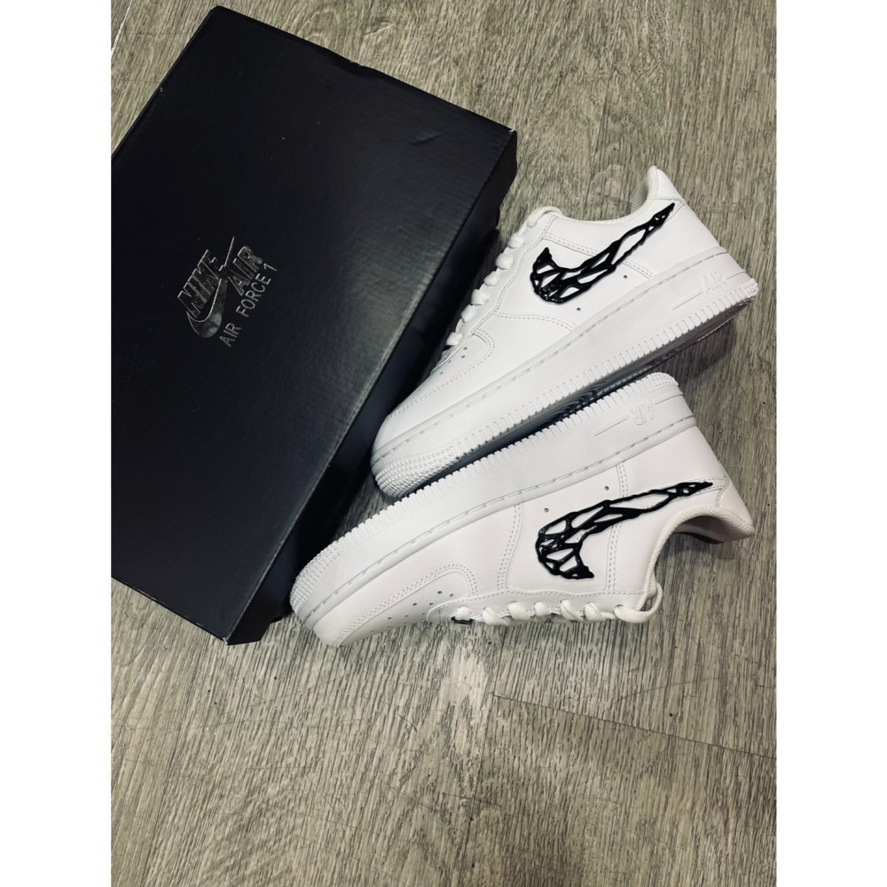 【爆款預購!!】Nike Air Force 1 猛毒 液態金屬黑 IF1686-101-細節圖3