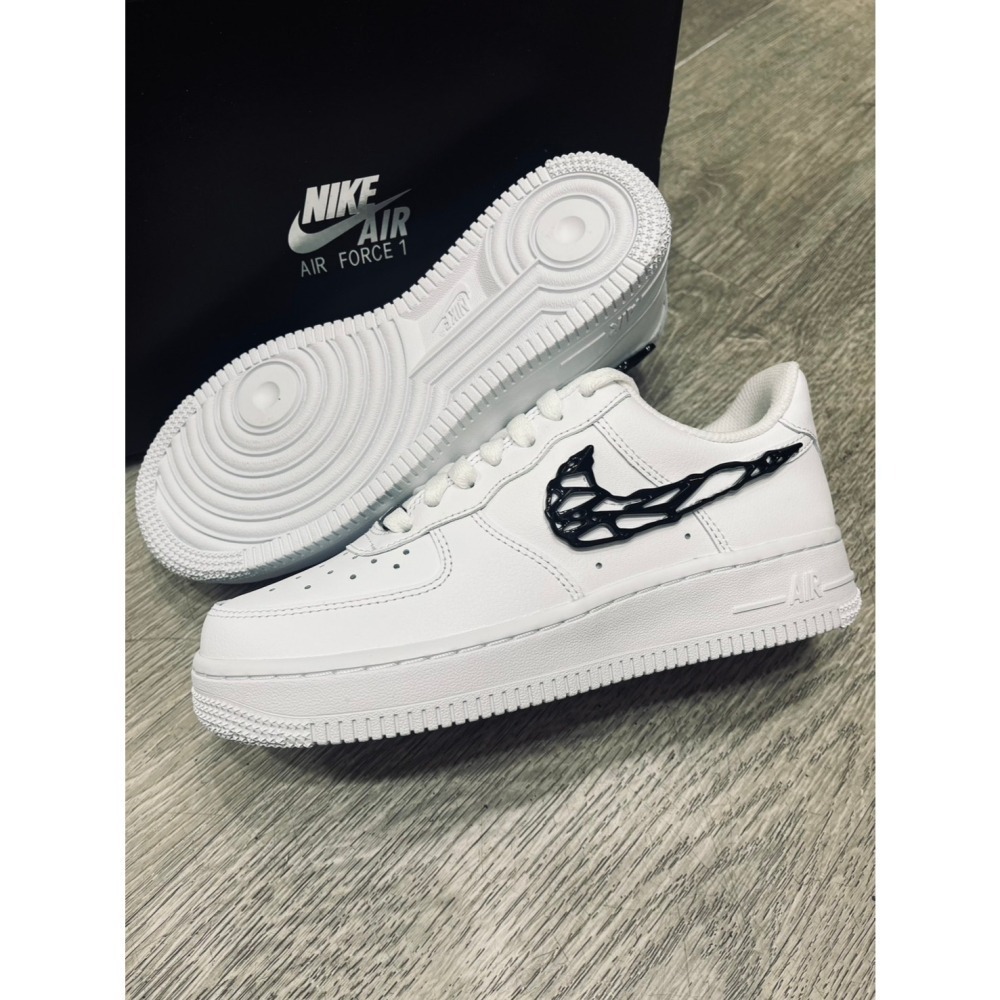 【爆款預購!!】Nike Air Force 1 猛毒 液態金屬黑 IF1686-101-細節圖4