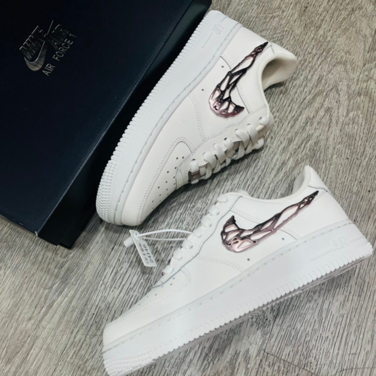 【爆款熱賣!!】Nike Air Force 1 猛毒 液態金屬粉 IF1686-161-細節圖2