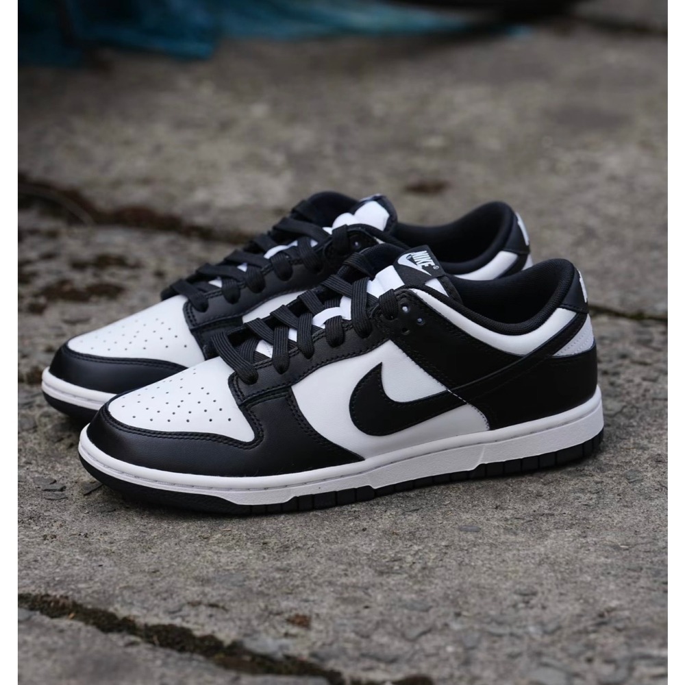 【現貨】NIKE DUNK LOW 熊貓 黑白 男女款DD1391-100 HF5441-100 DD1503-101-細節圖2