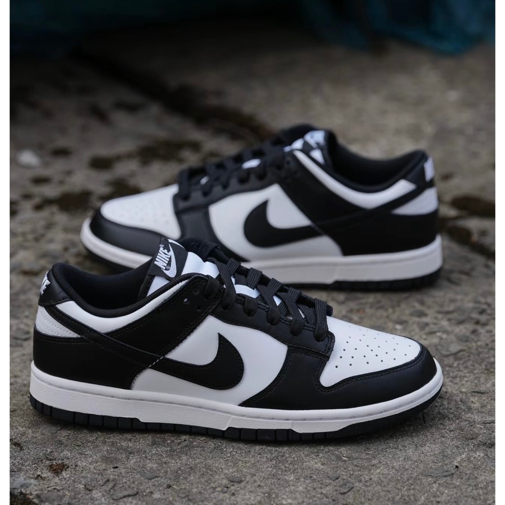 【現貨】NIKE DUNK LOW 熊貓 黑白 男女款DD1391-100 HF5441-100 DD1503-101-細節圖3