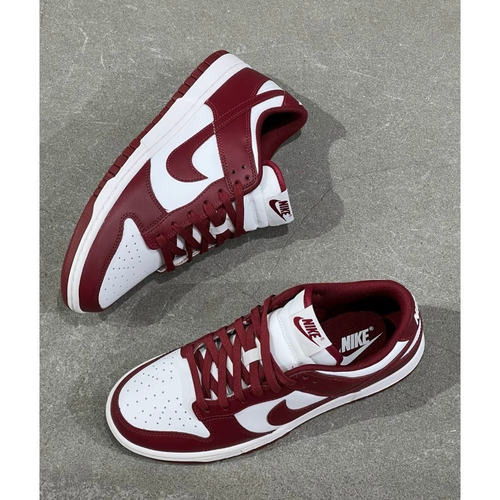 【爆款現貨!】NIKE DUNK LOW 酒紅配色 DD1391-601-細節圖5