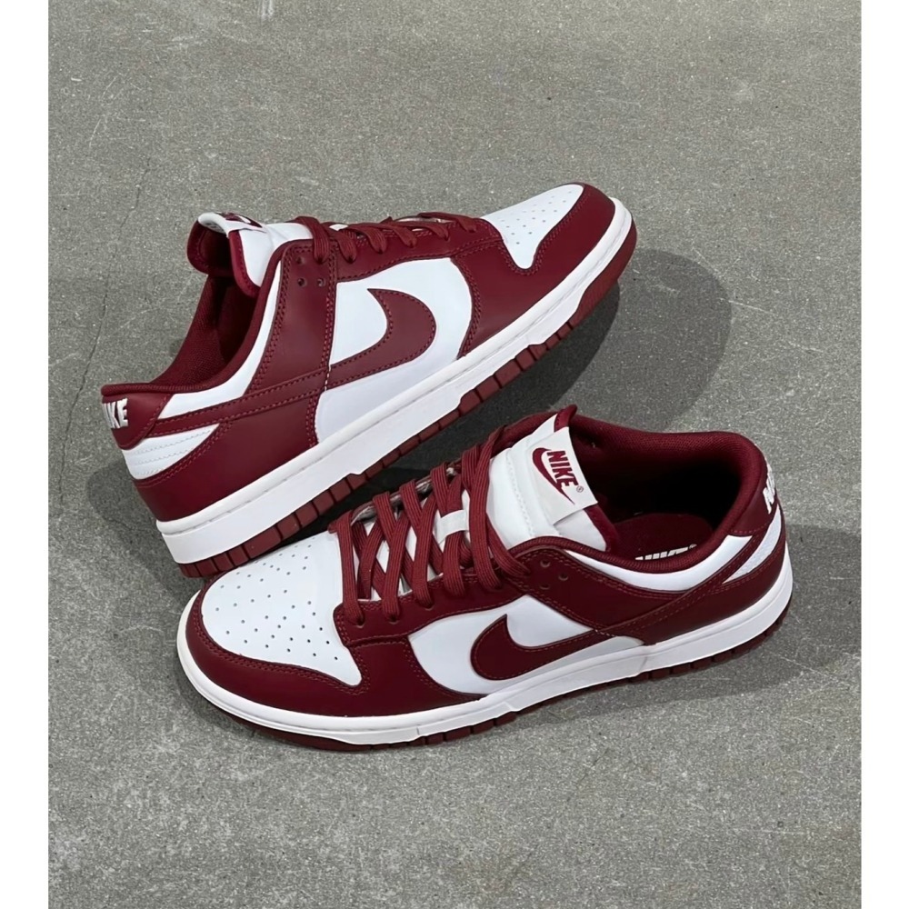 【爆款現貨!】NIKE DUNK LOW 酒紅配色 DD1391-601-細節圖6