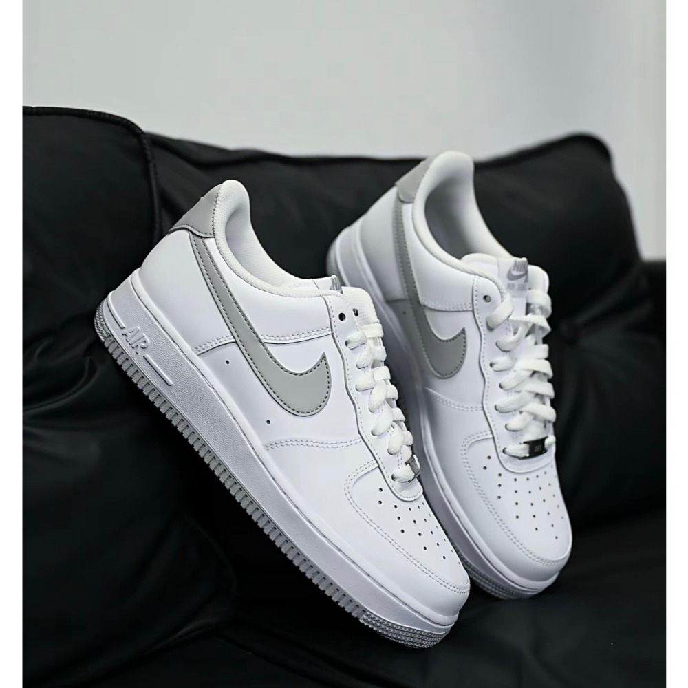 【現貨】NIKE AF1 白灰｜FJ4146-100-細節圖3