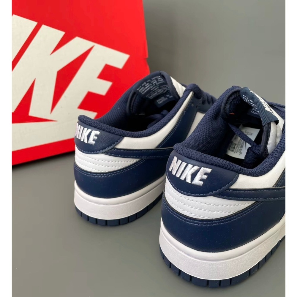 【優惠現貨!】Nike Dunk Low White Midnight Navy 2025海軍藍 HF5441-107-細節圖5