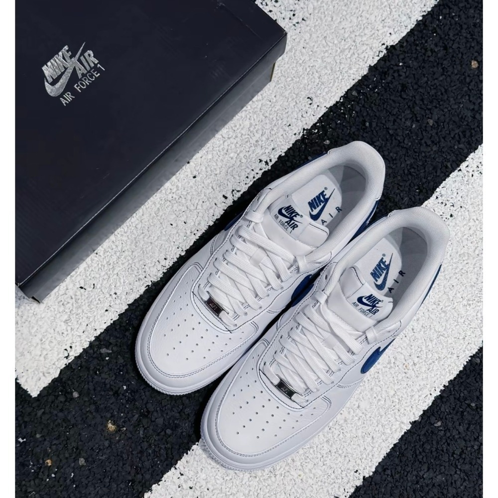 【預購!!】Nike Air Force 1 反車縫線 白藍 HQ2037-100-細節圖4