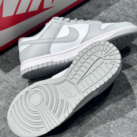 【限量折扣新款 !】NIKE Dunk Low gs深灰 灰白 女 FB9109-123-細節圖6