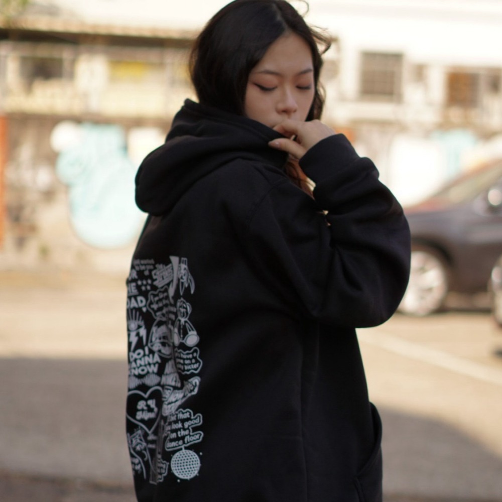 ARCTIC MONKEYS美式汽車帽T 長袖上衣 衛衣 內刷毛 秋冬新品 街頭風 男女皆可穿-細節圖4