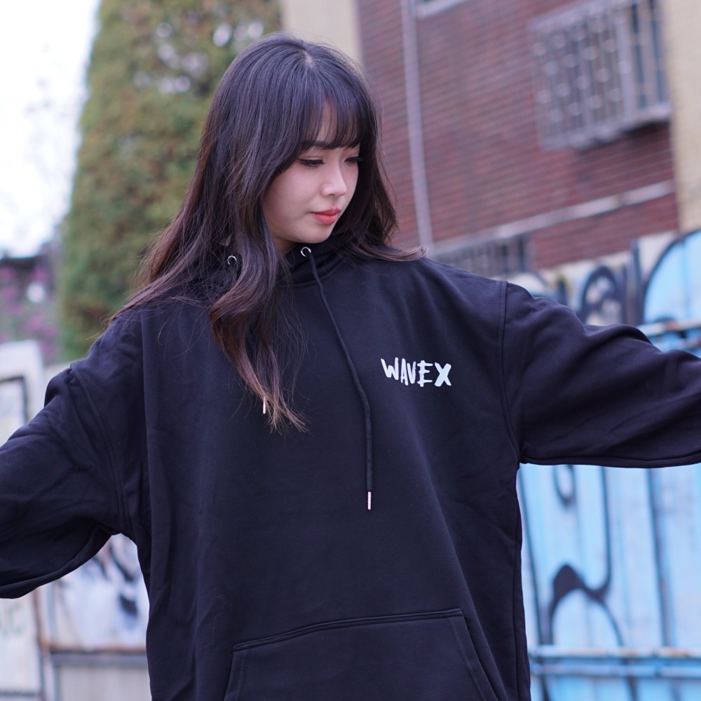 WAVEX POKER牛奶絨毛帽T 寬鬆落肩 厚磅柔軟材質 美式街頭 情侶款秋冬必備款 HOODIE-細節圖4