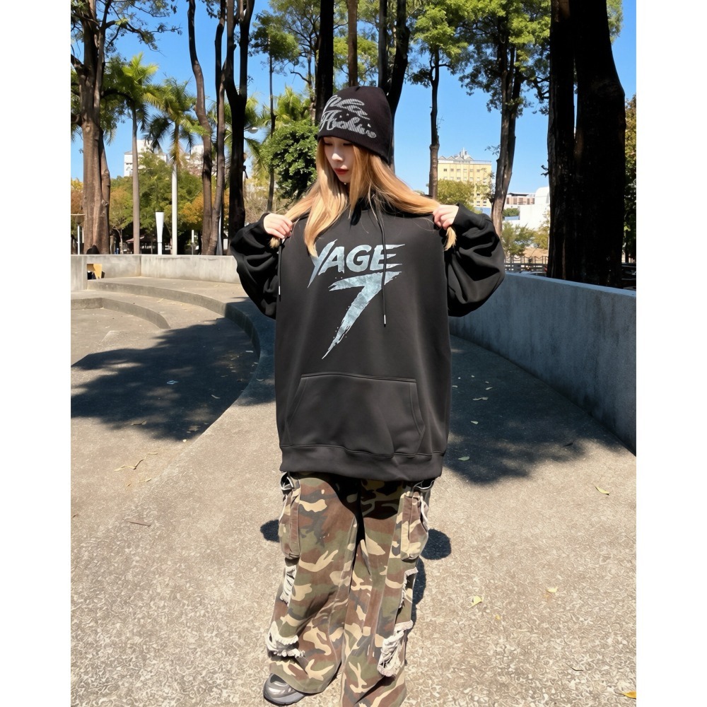 【CHAOZONE】YAGE-7銀狐絨毛帽T-細節圖5