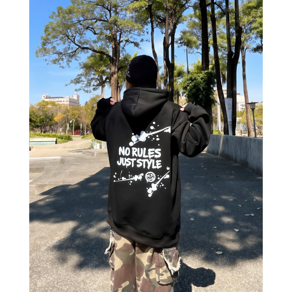 【CHAOZONE】CZ「NO RULES JUST STYLE」銀狐絨毛帽T-細節圖7