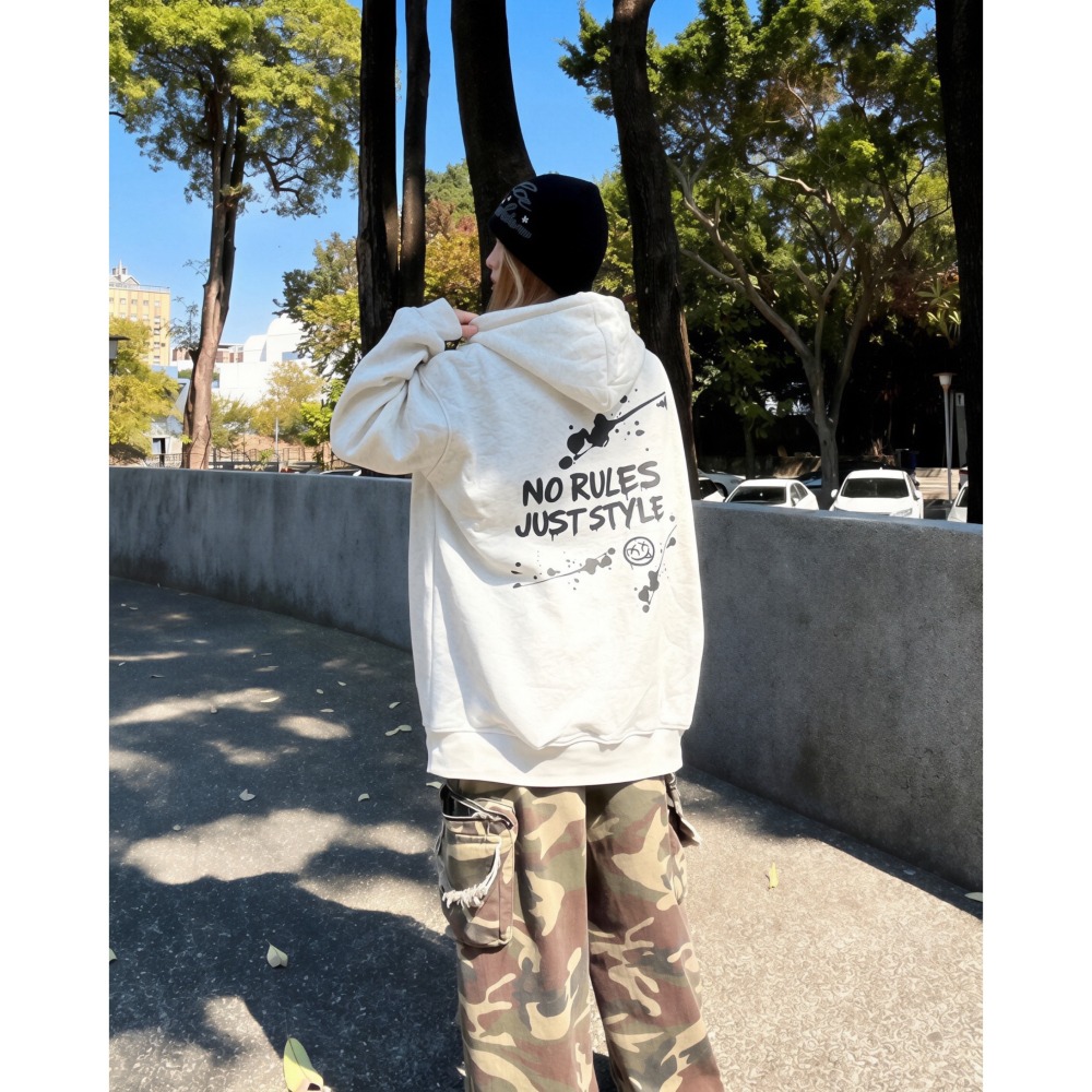 【CHAOZONE】CZ「NO RULES JUST STYLE」銀狐絨毛帽T-細節圖9