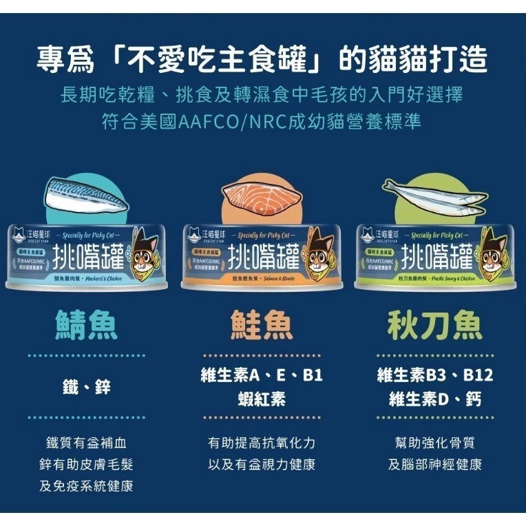 ★汪喵星球★-挑嘴貓無膠主食罐80G-細節圖2