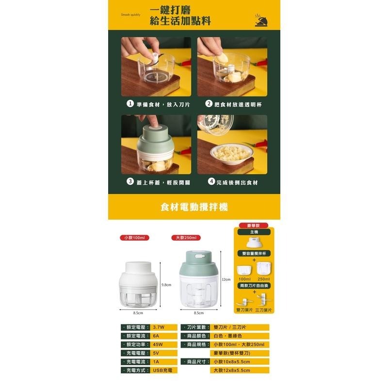 【食材電動攪拌機】調理機 研磨機 攪拌器 絞肉機 電動攪拌機 攪拌機 食材攪拌機 碎肉機 食物調理機-細節圖9