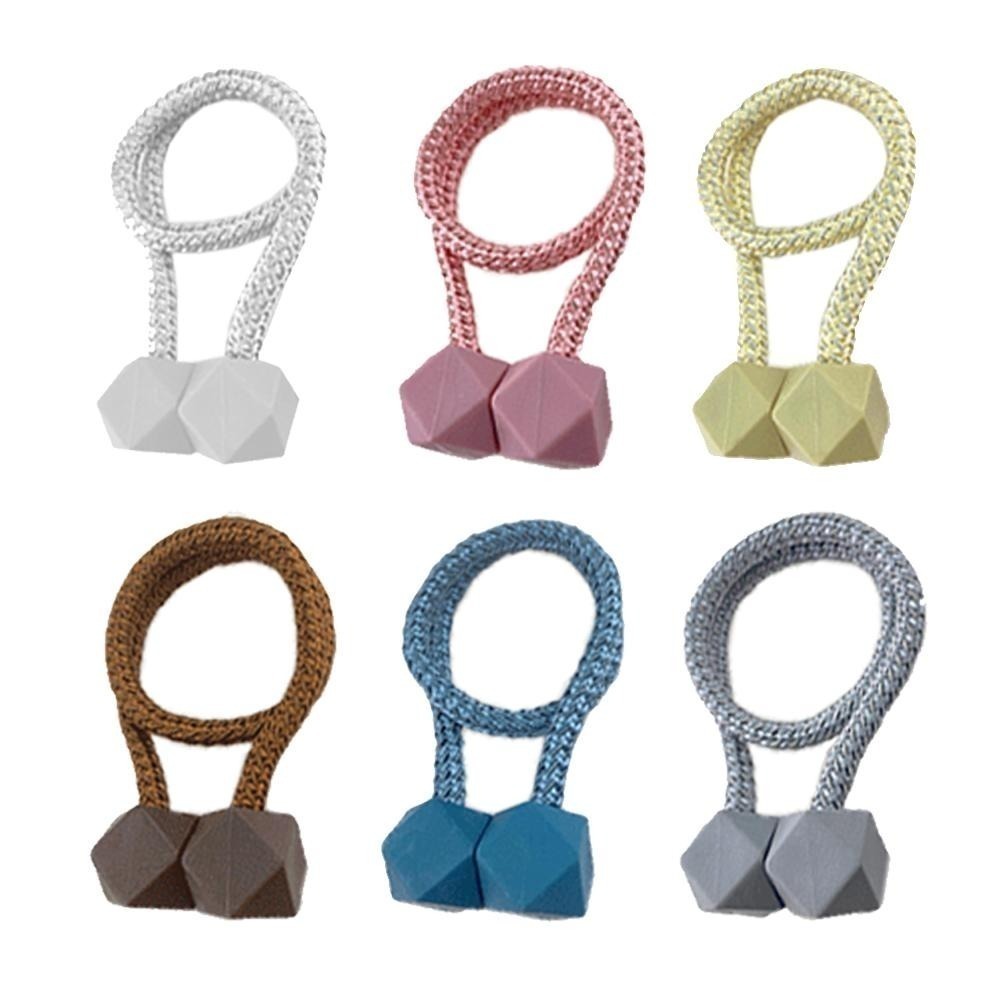 【時尚造行磁吸窗簾扣】窗簾扣環 窗簾扣 窗簾綁帶 綁帶磁扣 綑綁繩 磁鐵扣 門簾扣 門簾繩 窗簾繩 磁吸窗簾扣-細節圖2