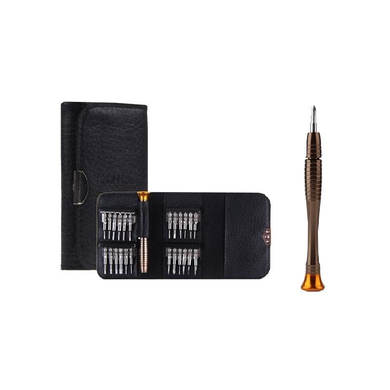 【精密級螺絲25件組】工具組 工具包 螺絲起子 拆機工具 家用螺絲組 一字起子 十字起子 板手-細節圖2